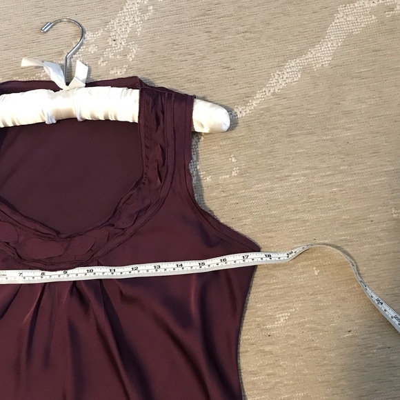 Ann Taylor Plum Sleeveless Tank Top - Picture 6 of 7